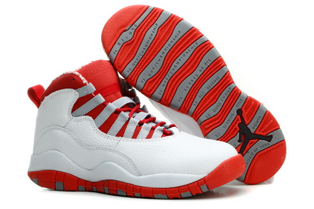 Women Jordan Shoes 10 Grade AAA White Varsity Red